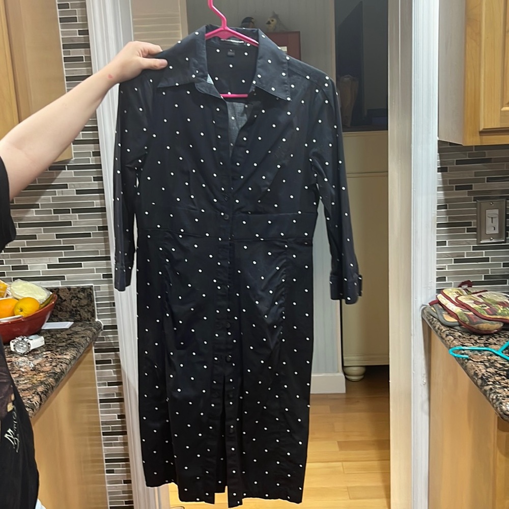Polka dot dress from express
